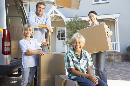 Professional team planning an office relocation