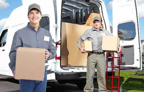 Putney removal team handling furniture with care