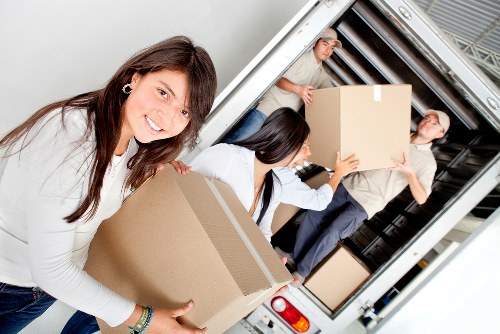 Various sizes of moving trucks available for hire in Putney